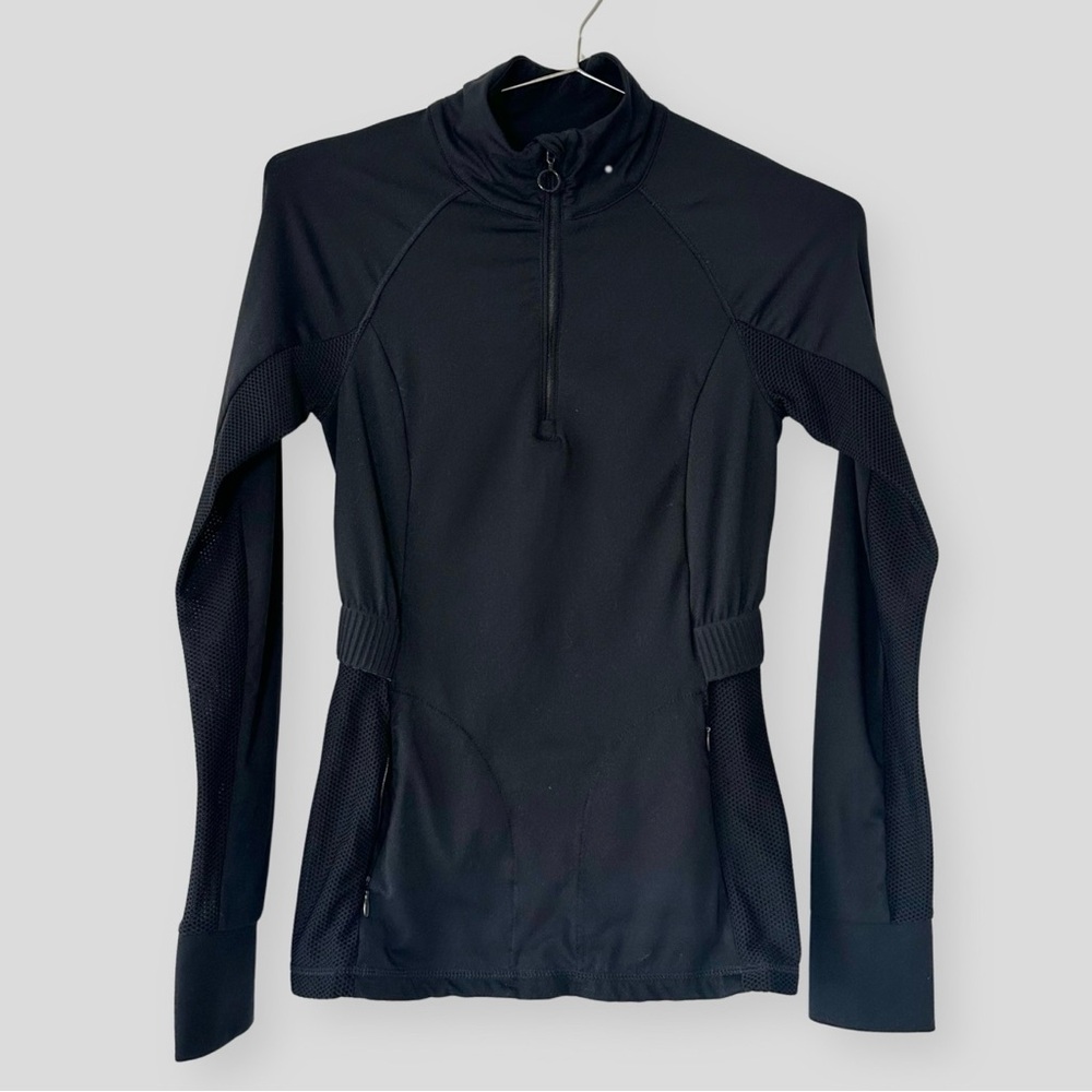 Fabletics Black Long Sleeve Athletic Top